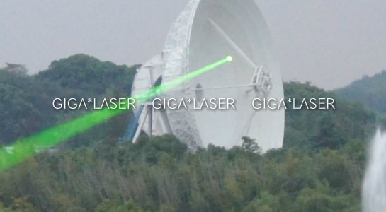 夕方パラボラアンテナへの照射その２拡大